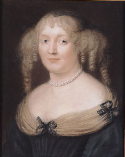Portrait of Marie de Rabutin-Chantal, Marquise de Sevigne by Robert Nanteuil